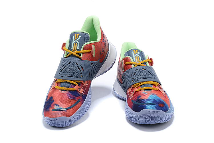 2020 Men Nike Kyrie Irving III Low Red Blue Yellow White Shoes